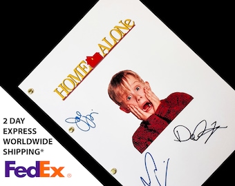 ホームアローン サイン入り映画 映画脚本 直筆サイン X6 マコーレー