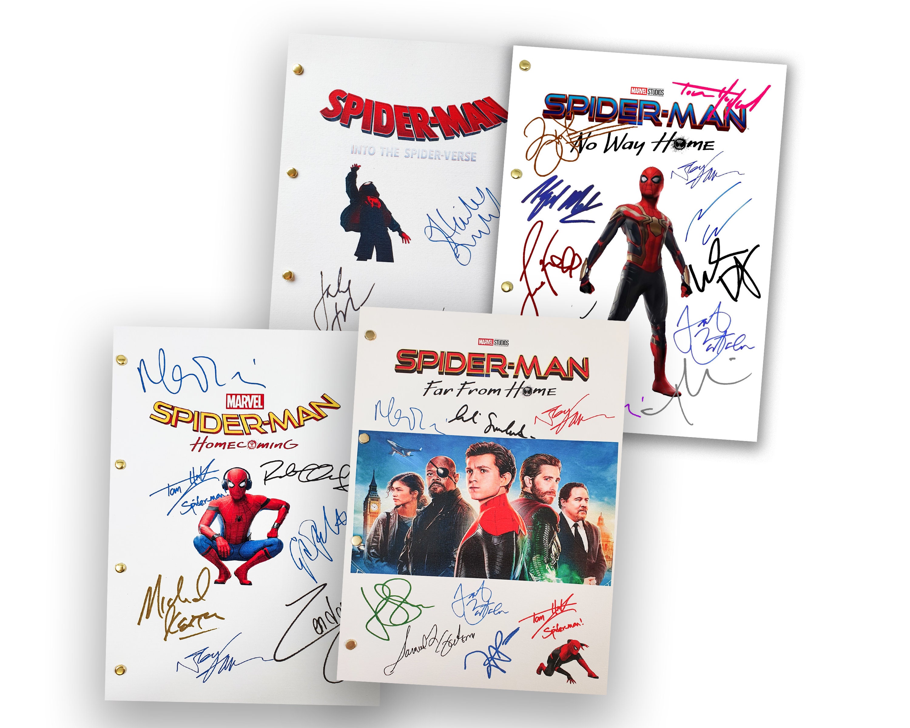 thumbnail image 2 of Spider-Man: No Way Home Full Script – Cast-Signed Autograph Reprints, 181 Pages, Tom Holland Tobey Maguire Andrew Garfield 2 of 6