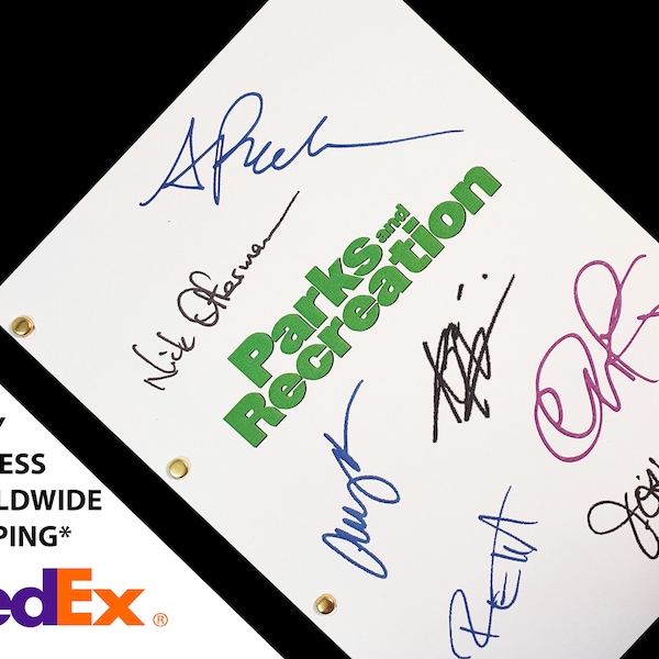 Parks and Recreation Script Etsy