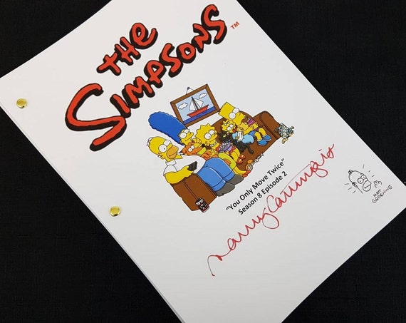 The Simpsons Cast Matt Groening Homer Signed Autographed Print Poster Tv Show The Simpsons Cast Matt Groening Homer Signed Autographed Print Poster Tv Show