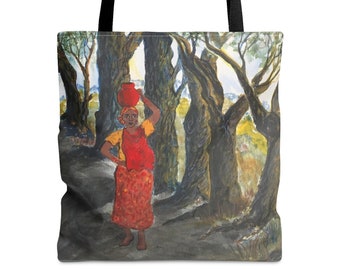 TOTE Bag, Lowcountry Art Design,"Preparing for the Wedding", 3 Sizes