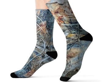 Perpetual Abstract Sublimation Socks