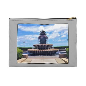 Accessory Pouch 2 szs, Charleston Waterfront Park on sm purse, Cosmetics purse, Pineapple Sm Purse, Wallet n  Smart Phone Bag, CarKeys Pouch