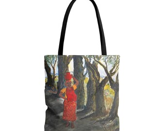 TOTE Bag, Lowcountry Art Design,"Preparing for the Wedding", 3 Sizes