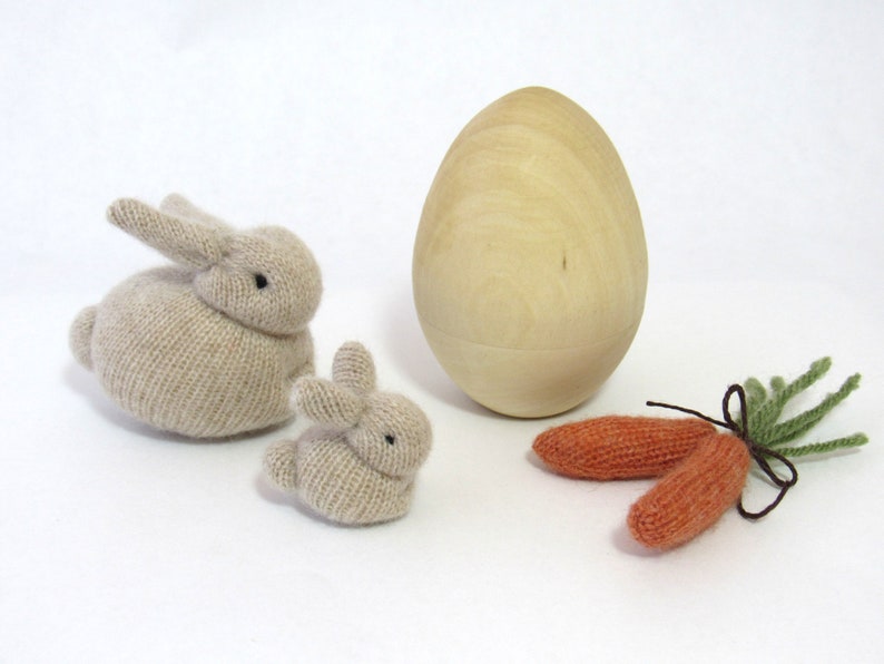 Hase Stofftiere zwei, Set von 2 Cashmere Hase Plüschies, Ostern Hase Stofftiere, Waldorf Hase Spielzeug Bild 8