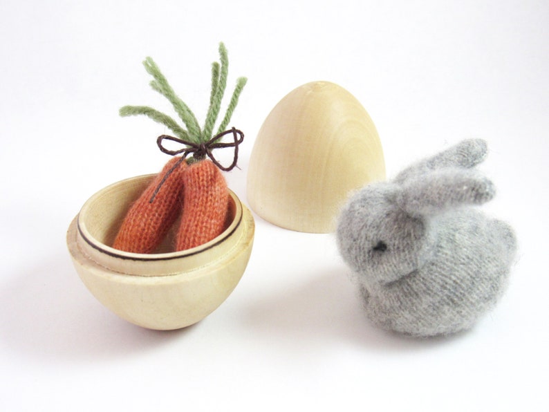 Hase Stofftiere zwei, Set von 2 Cashmere Hase Plüschies, Ostern Hase Stofftiere, Waldorf Hase Spielzeug Bild 4