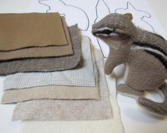 PDF Sewing Pattern for Chipmunk Stuffed Animal