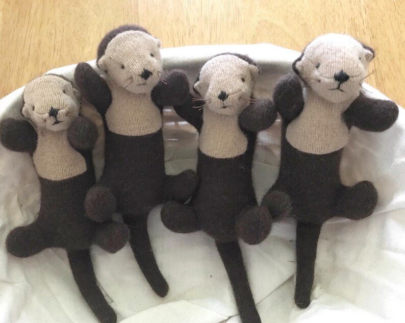 Sea Otter Toy Waldorf Sea Otter Realistic Sea Otter Stuffed - Etsy