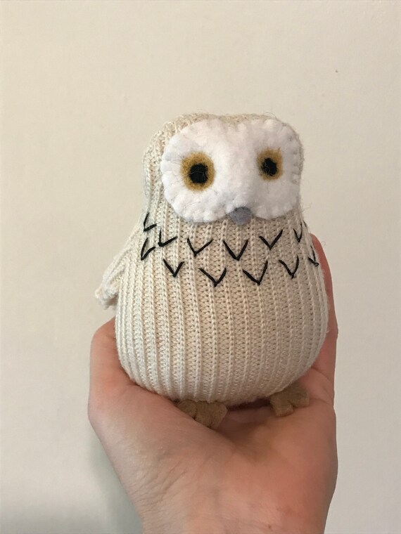 white owl stuffed animal