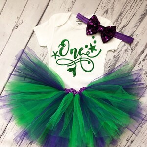 Mermaid Birthday Outfit Mädchen Meerjungfrau Geburtstag Outfit Erster Geburtstag 1. Geburtstag Meerjungfrau Outfit Mermaid Party Mermaid First Birthday ANY AGE