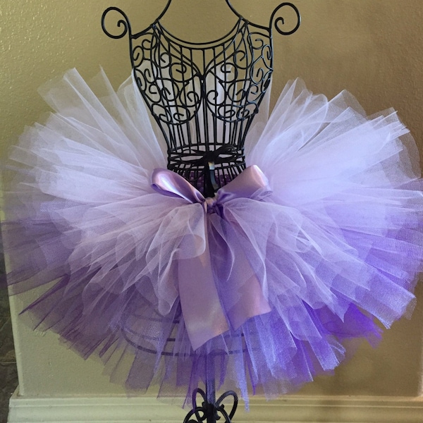 Purple Ombre Tutu, Purple Baby Tutu, Purple Tutu, Light Purple Tutu, Infant Tutu, Newborn Tutu, Baby Tutu, Toddler Tutu, Birthday Tutu