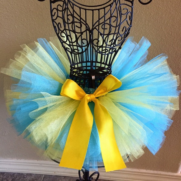 Under The Sea Tutu, Baby Tutu, Toddler Tutu, Little Mermaid Costume, Birthday Tutu, Newborn Tutu, Photo Prop, Flounder Tutu, Halloween Tutu