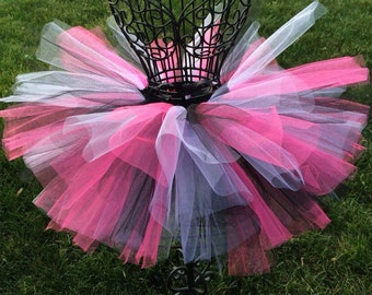 black and pink tutu dress