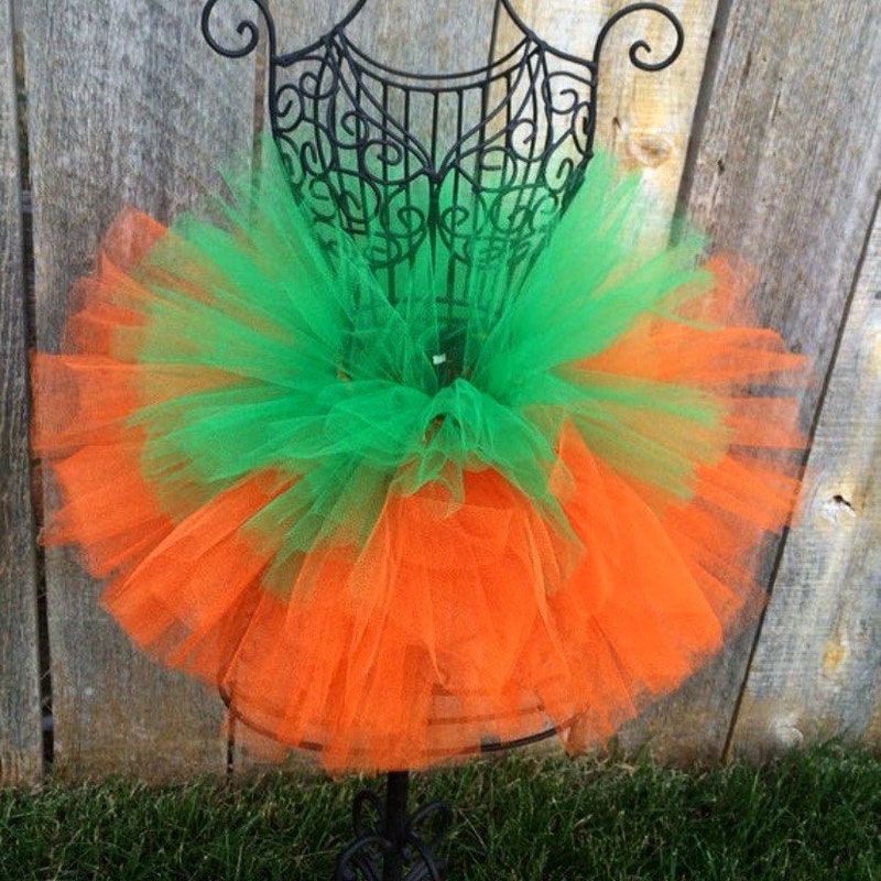 Fever Pumpkin Costume Tutu Dress Adult Orange