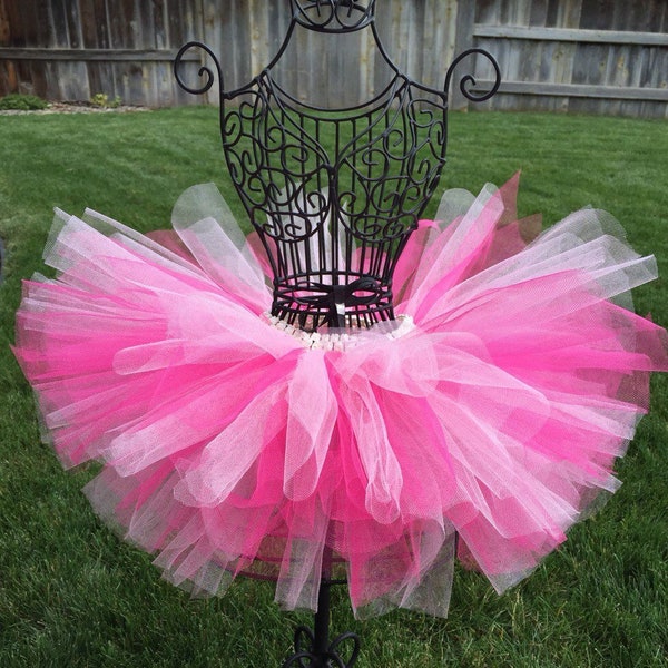 Baby Girl Hot Pink Tutu Barbie Inspired Tutu Newborn Tutu Pink Tutu Toddler Tutu Birthday Tutu Princess Tutu Pink Minnie Mouse Tutu Skirt