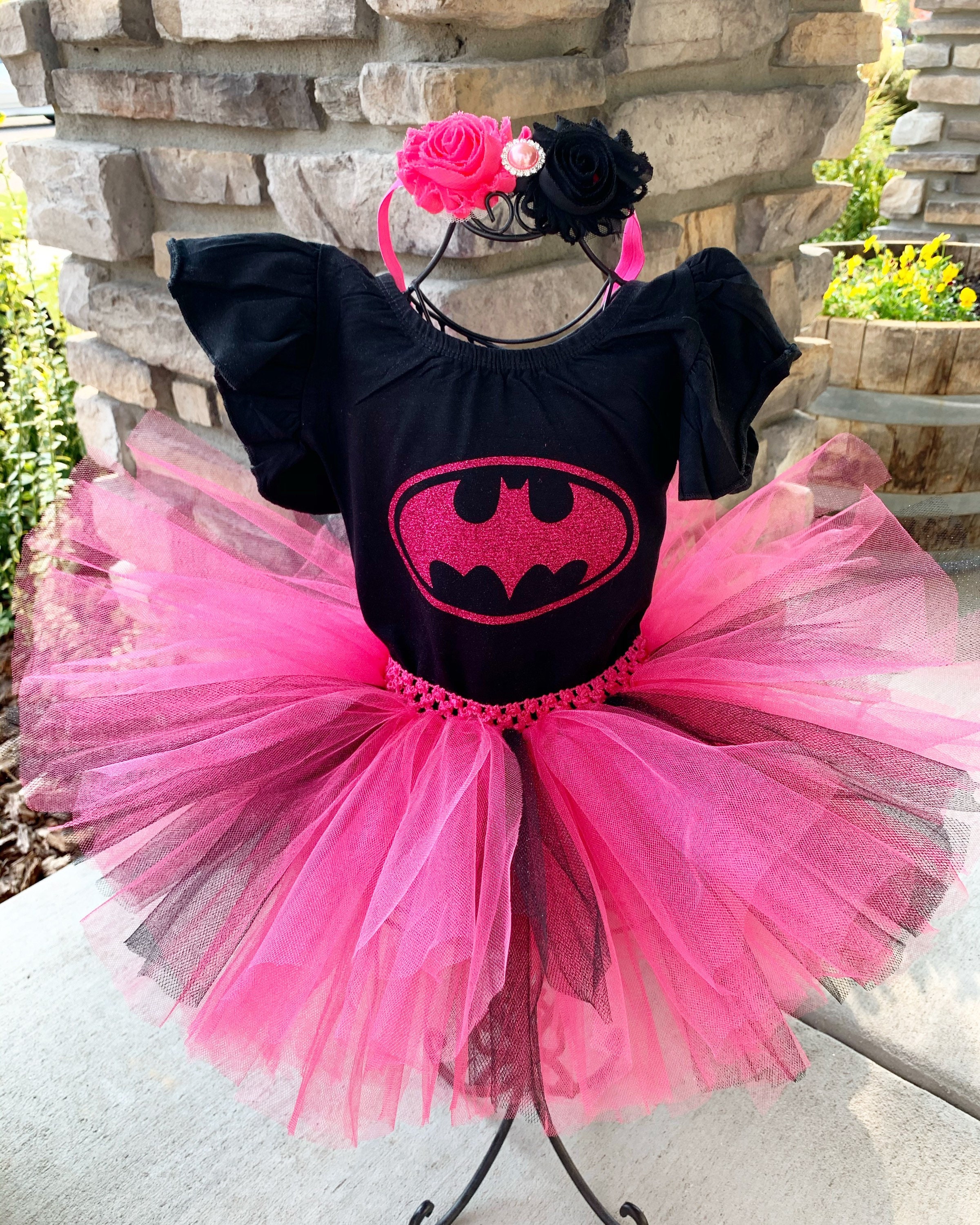 Batman Tutu Baby Girl Halloween Tutu Superhéroe Halloween Etsy