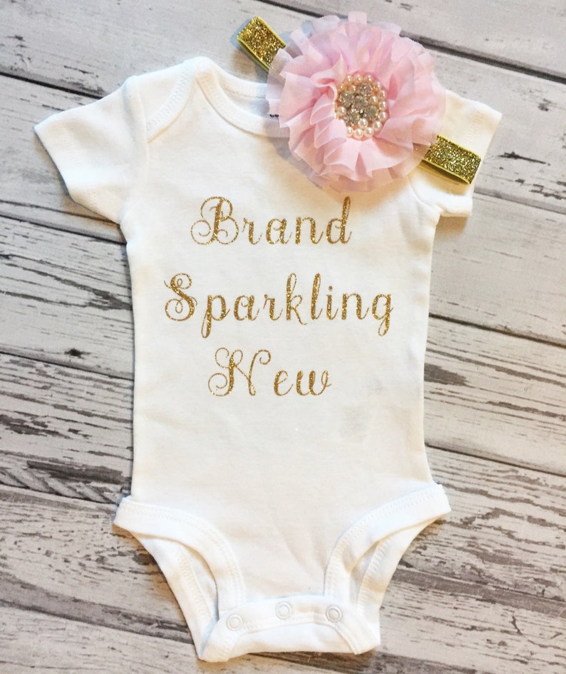 Newborn Baby Girl Brand Sparkling New Outfit Newborn Baby Etsy