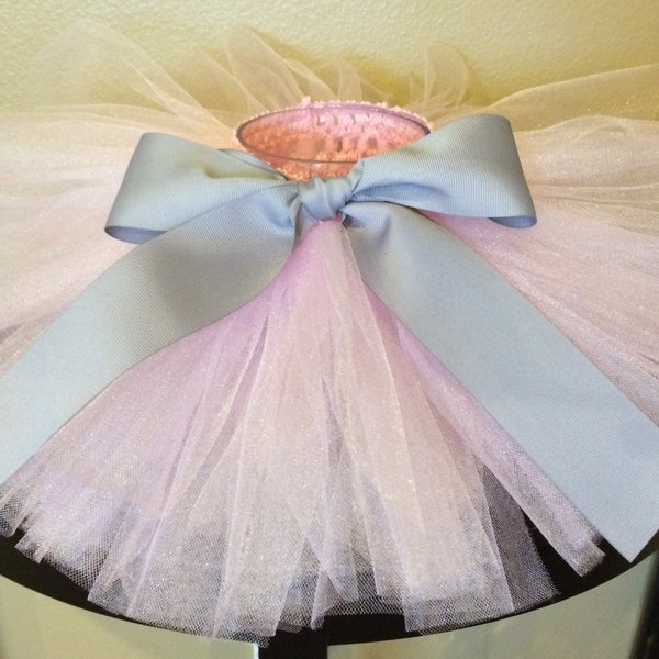 Pink Tutu, Light Pink Tutu, Pink and Gray Tutu, Baby Tutu, Infant Tutu, Toddler Tutu, Newborn Tutu, Birthday Tutu, Photo Prop, Baby Shower