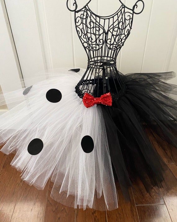 Black and White Tutu Cruella De Vil Tutu 101 Dalmatian Dog Tutu Dalmatian Dog Tutu Halloween Tutu Newborn Tutu Baby Girl Tutu Toddler Tutu Etsy UK