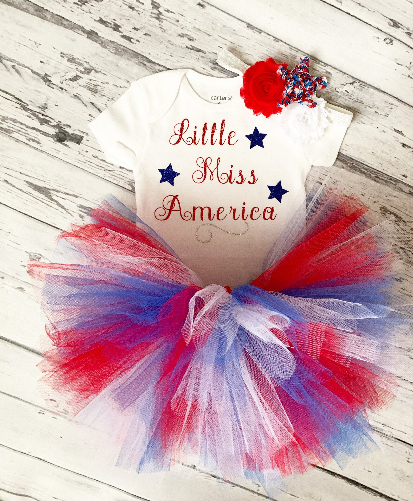 Baby Girl 4th of July Tutu Outfit Baby Girl 1st 4th of July Etsy