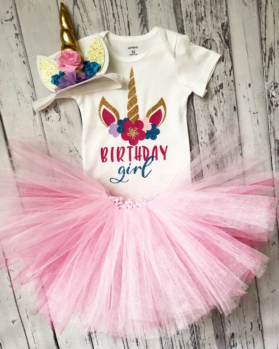 unicorn 2nd birthday outfit