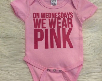 On wednesdays we wear pink onesie hotsell