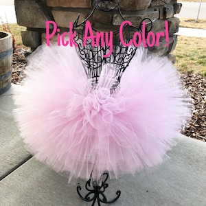 PREMIUM Tutu Pick Your Color Tutu Super Full and Fluffy Tutu Any Color Tutu Light Pink Tutu Newborn Tutu Baby Tutu Dance Tutu Custom Tutu
