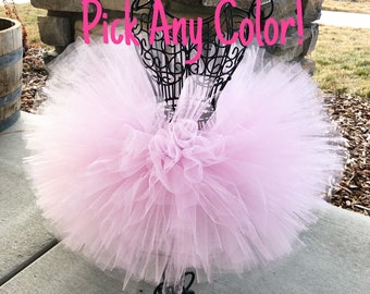 PREMIUM Tutu Pick Your Color Tutu Super Full and Fluffy Tutu Any Color Tutu Light Pink Tutu Newborn Tutu Baby Tutu Dance Tutu Custom Tutu