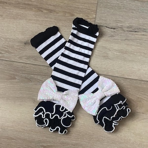 Black and White Striped Legwarmers Baby Legwarmer Toddler Leg Warmers black and White LegWarmer Leggings Legwarmers for Babies toddlers Kid