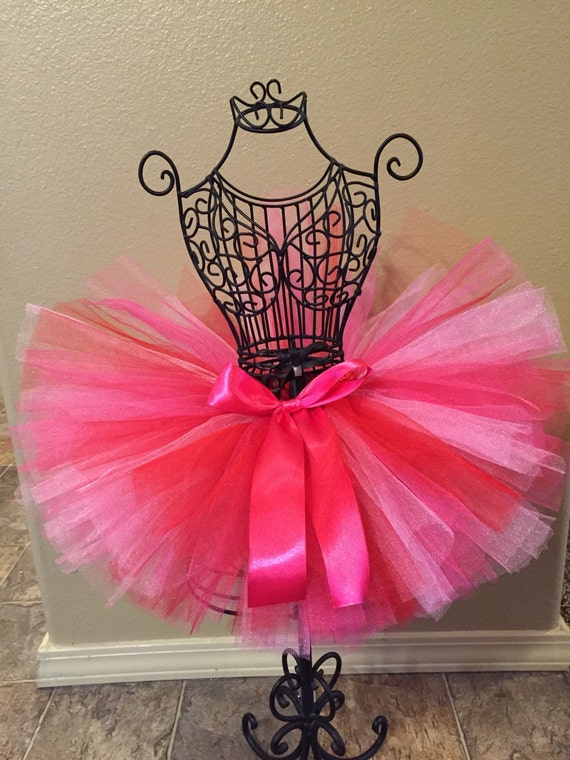 Pink and red tutu clearance skirt