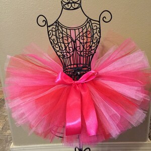 Valentine Tutu, Pink and Red Tutu, Baby Tutu, Infant Tutu, Toddler Tutu, Newborn Tutu, Pink Tutu, Red Tutu, Holiday Tutu, Birthday Tutu image 3