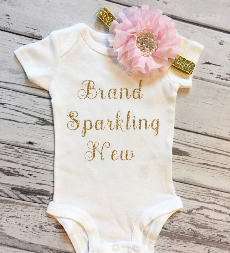 Newborn Baby Girl Brand Sparkling New Outfit Newborn Baby Etsy