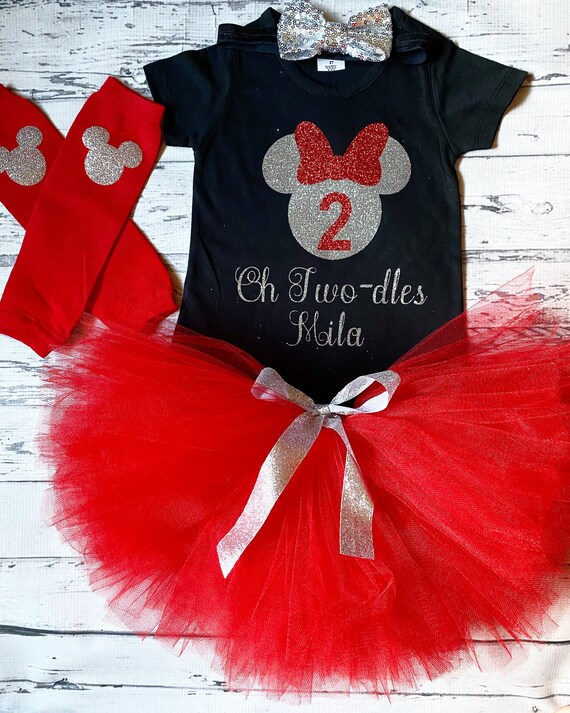 Minnie mouse 2nd birthday shop tutu outfit