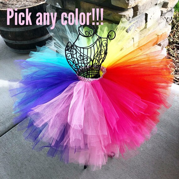 baby rainbow tutu