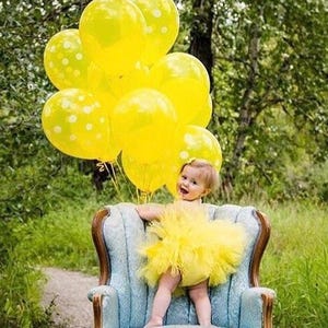 Yellow Tutu Newborn Yellow Tutu Baby Girl Tutu Sunflower Tutu Toddler Tutu Birthday Tutu Cake Smash Outfit Easter Tutu Halloween Dance Tutu