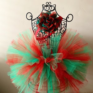 Christmas Tutu, Green and Red Tutu, Baby Girl Christmas Tutu, Holiday Tutu, Baby Tutu, Infant Tutu, Toddler Tutu, Christmas Outfit, Newborn