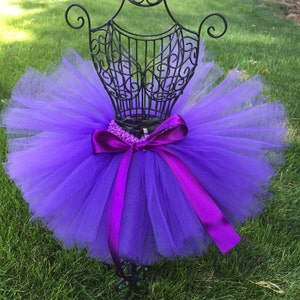 Tutú para Ballet y Danza - Falda de Tul Extra Larga para Mujer Color Violeta