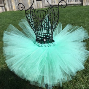 Mint Tutu, Mint Green Tutu, Baby Tutu, Infant Tutu, Toddler Tutu, Newborn Tutu, Holiday Tutu, Photo Prop, Birthday Tutu