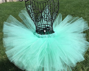 Mint Tutu, Mint Green Tutu, Baby Tutu, Infant Tutu, Toddler Tutu, Newborn Tutu, Holiday Tutu, Photo Prop, Birthday Tutu