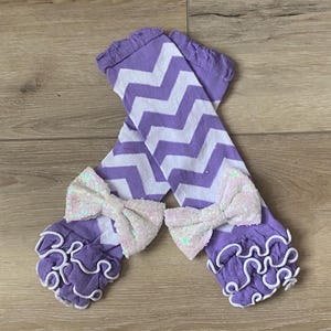 Purple Chevron Legwarmers Baby Legwarmer Toddler Leg Warmers Lavender and White LegWarmer Leggings Legwarmers for Babies toddlers Kid