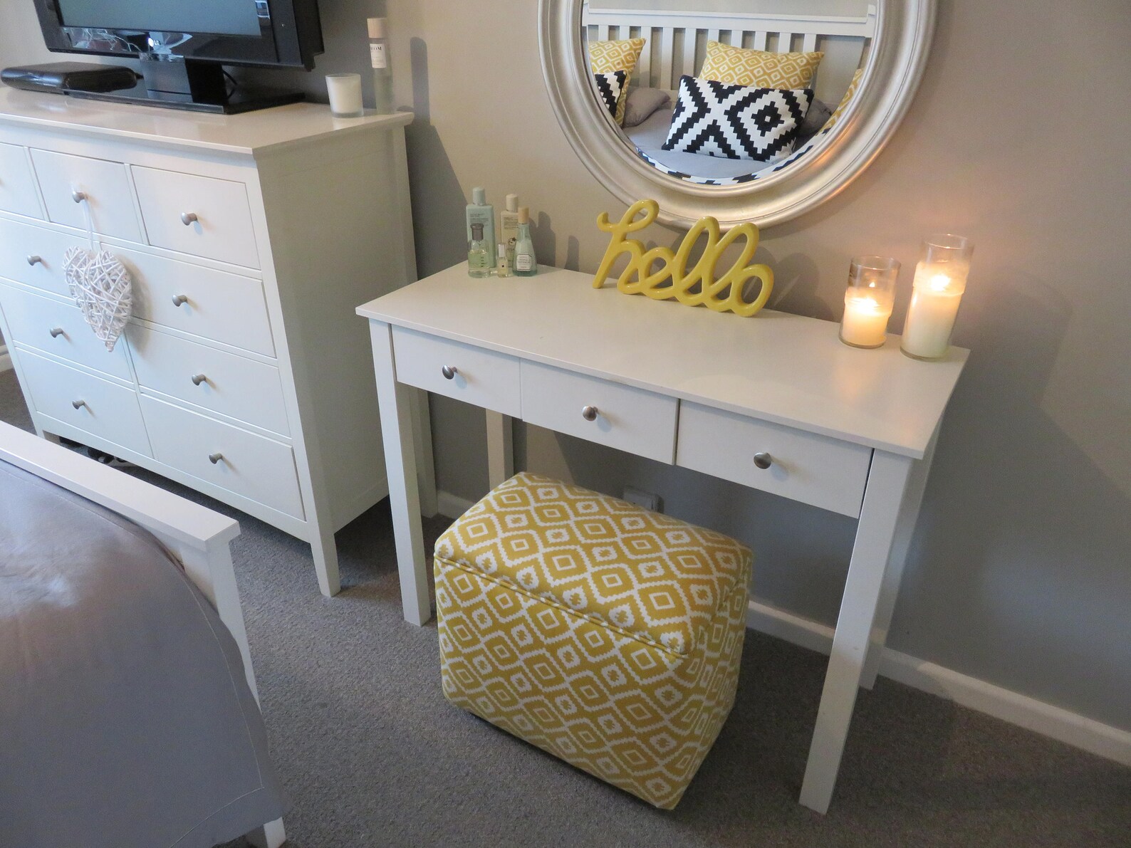 Handmade Upholstered Dressing Table Storage Stool Ottoman Etsy UK