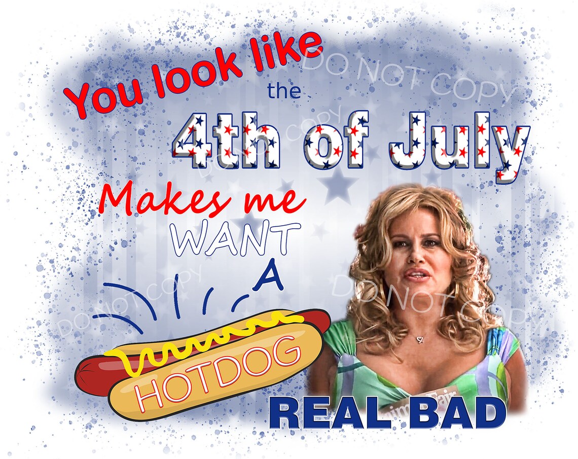 4TH of July Legally Blonde Makes Me Want a Hotodog Real Etsy
