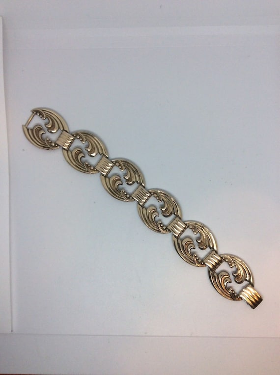 Vintage14K Gold AND Sterling Silver Bracelet SYMME