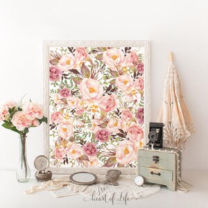 Floral Nursery Wall Art Set – “Stay Wild My Child” Quote, Set of 3 Prints for Girls Room, 11x14 Printable Gallery Wall, Instant Download image 4