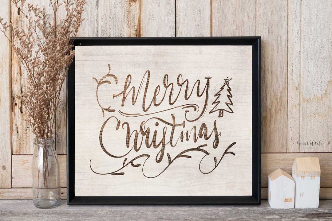 Christmas Printable Merry Christmas Print Minimal Christmas Wall Art ...