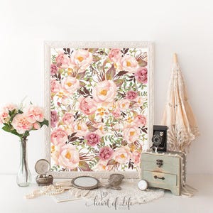 Floral Nursery Wall Art Set – “Stay Wild My Child” Quote, Set of 3 Prints for Girls Room, 11x14 Printable Gallery Wall, Instant Download image 6
