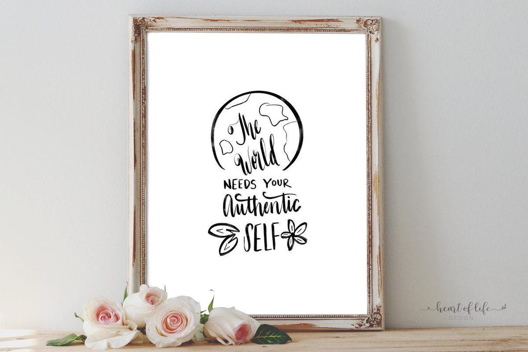Black and White Inspirational Quote Printable | Minimalist Wall Art for ...
