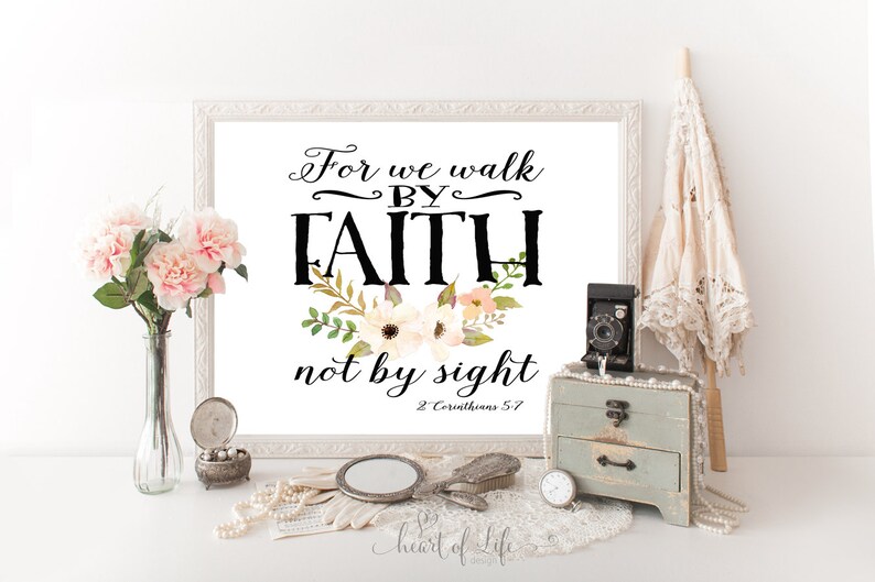 Scripture Printable Art Black and White Bible Verse Art - Etsy