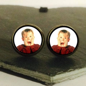 Handmade: Home Alone - studs/clip-ons/cufflinks - 3 FOR 2 OFFER (Promo code in description!)