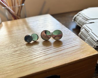 Custom size cufflinks, Suck it and see